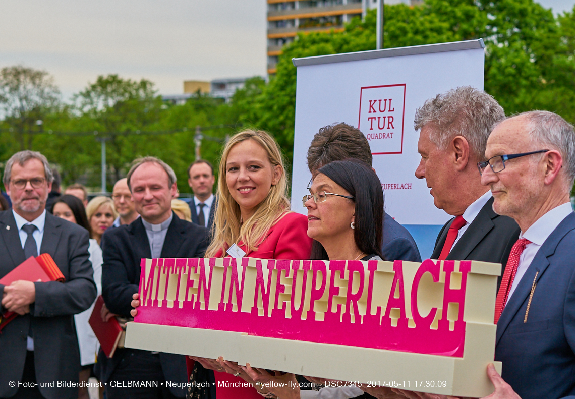 11. Mai 2017 - Grundsteinlegung für die LOGE und dem Kulturquadrat in Neuperlach